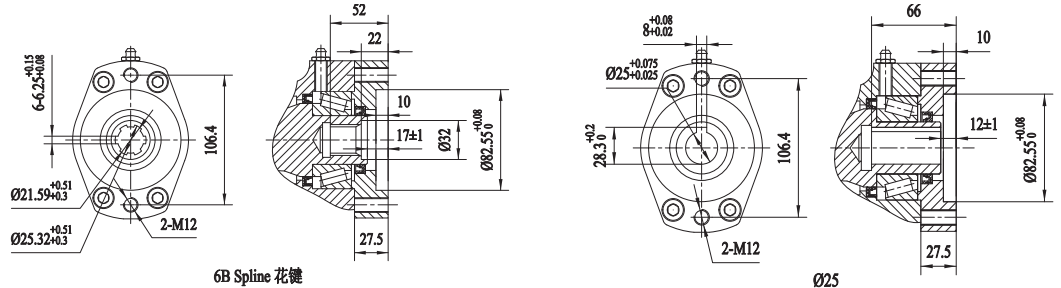 SE17&PE17回轉驅動圖紙
