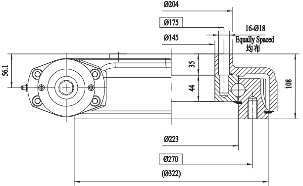 SE9&PE9回轉驅動圖紙