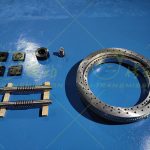 WE-III-O-32精密重載銅渦輪雙蝸桿全防護蝸輪蝸桿式回轉驅動