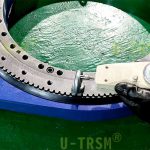 工業(yè)自動(dòng)化轉(zhuǎn)臺(tái)上水平安裝的S-II-O-0541直齒回轉(zhuǎn)驅(qū)動(dòng)