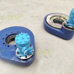 在一種開(kāi)采設(shè)備上使用的同向和反向輸入的回轉(zhuǎn)驅(qū)動(dòng)